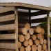 Forest Compact Pent Log Store
